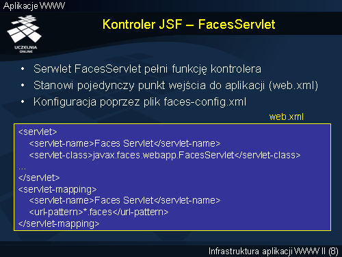 Kontroler JSF – FacesServlet