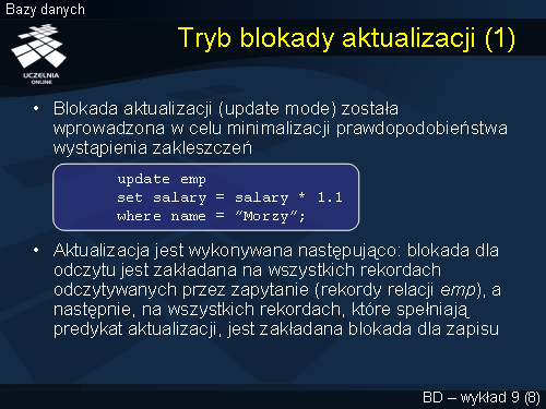 Tryb blokady aktualizacji (1)