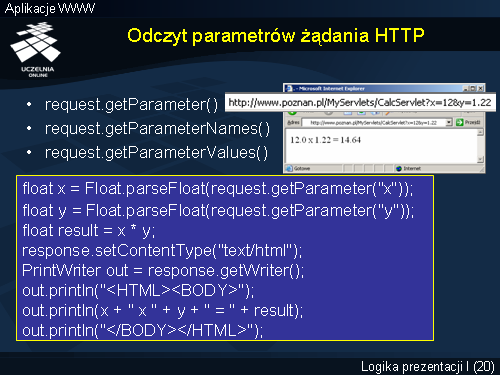 Odczyt parametrów żądania HTTP
