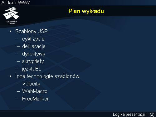 Plan wykładu