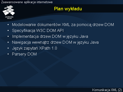 Plan wykładu