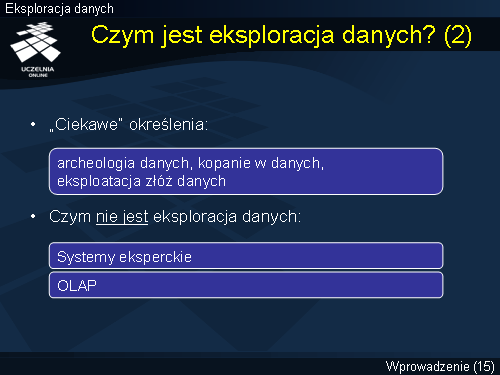 Czym jest eksploracja danych? (2)