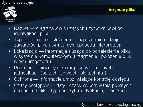 Atrybuty pliku
