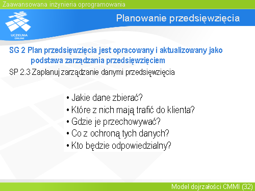 Planowanie przedsięwzięcia(8)