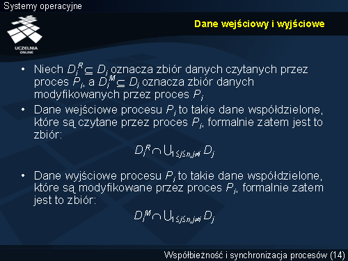 Dane wejściowy i wyjściowe