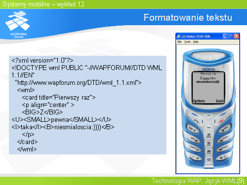 Formatowanie tekstu