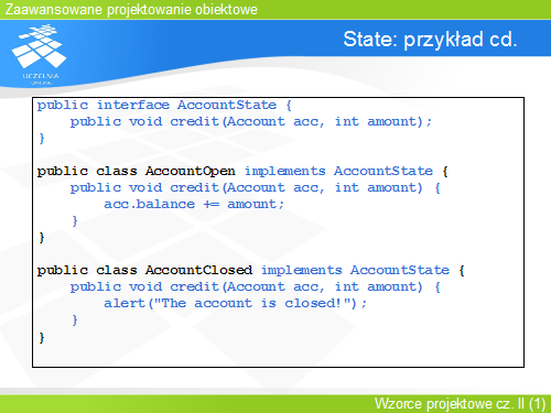 State: przykład cd.