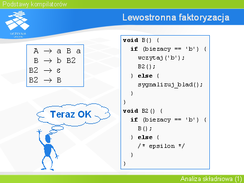 Lewostronna faktoryzacja(2)