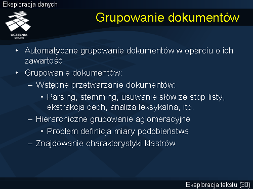 Grupowanie dokumentów