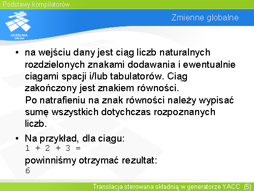 Zmienne globalne