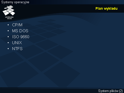 Plan wykładu