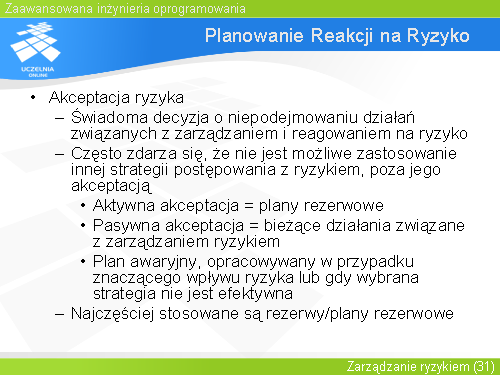 Planowanie Reakcji na Ryzyko(4)