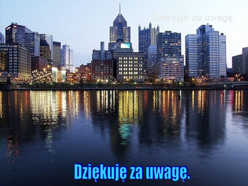 Dziękuje za uwagę