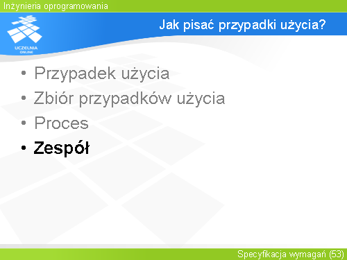 Jak pisać przypadki użycia?