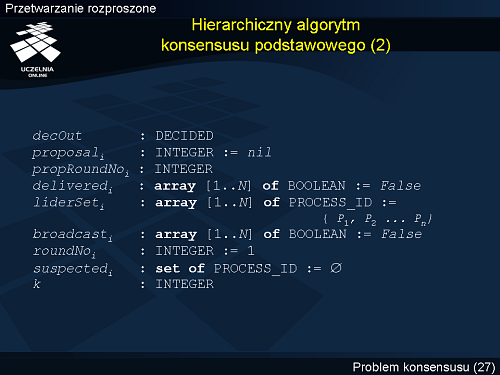 Hierarchiczny algorytm konsensusu podstawowego (2)