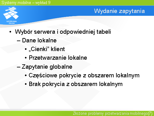 Wydanie zapytania