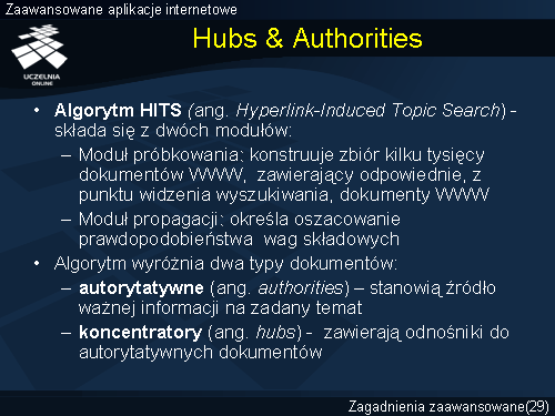 Hubs & Authorities