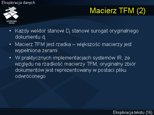 Macierz TFM (2)