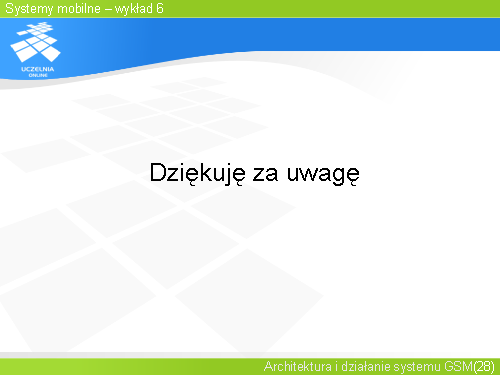 Dziekuje za uwage