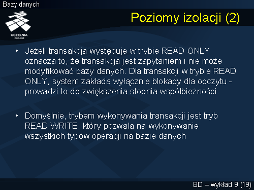 Poziomy izolacji (2)