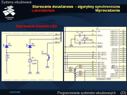 Sterowanie dwustanowe - algorytmy synchroniczne Laboratorium Wprowadzenie