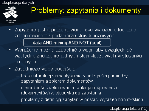 Problemy: zapytania i dokumenty
