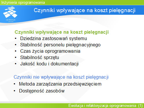Czynniki wpływające na koszt pielęgnacji