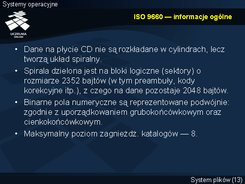 ISO 9660 — informacje ogólne