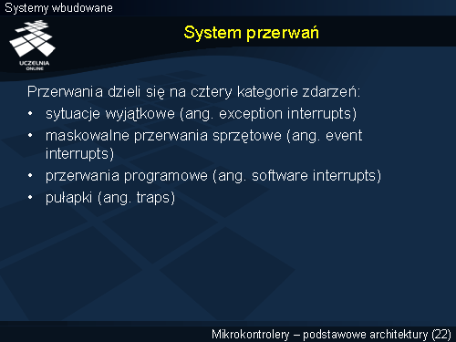 System przerwań