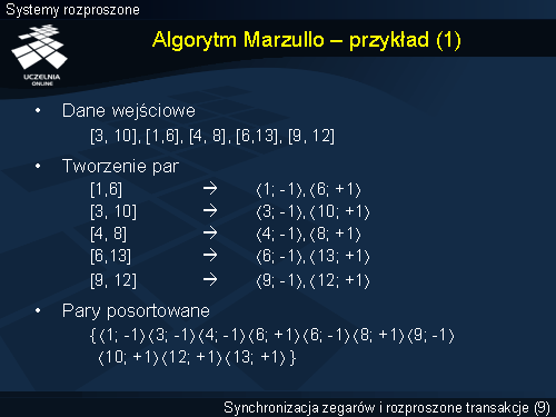 Algorytm Marzullo – przykład (1)