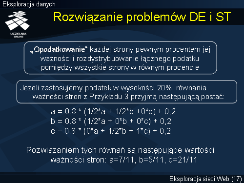 Rozwiązanie problemów DE i ST
