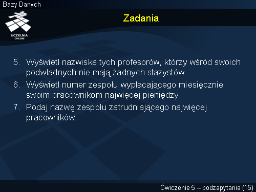 Zadania