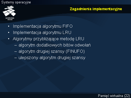 Zagadnienia implementacyjne