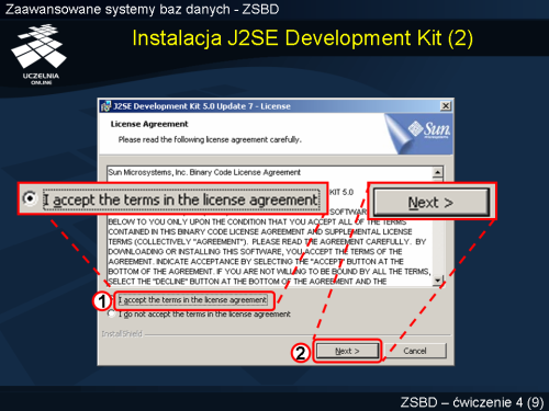 Instalacja J2SE Development Kit (2)