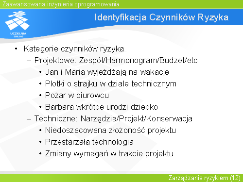Identyfikacja Czynników Ryzyka(3)