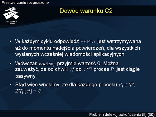 Dowód warunku C2