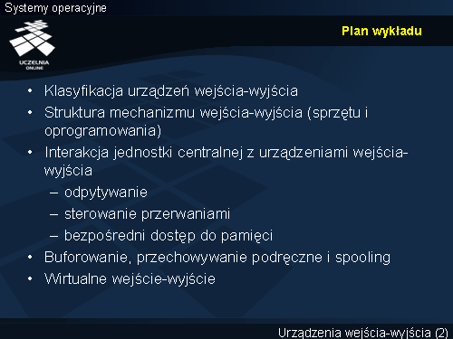 Plan wykładu