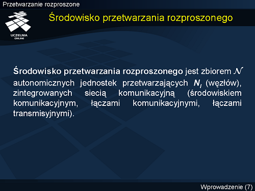 Środowisko przetwarzania rozproszonego