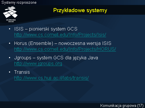 Przykładowe systemy