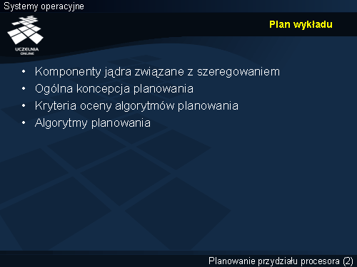 Plan wykładu