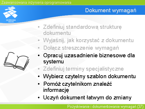 Dokument wymagań