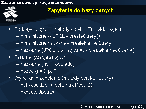 Zapytania do bazy danych