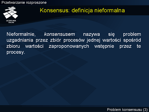 Konsensus: definicja nieformalna