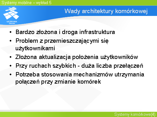 Wady architektury komórkowej