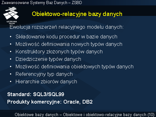 Obiektowo-relacyjne bazy danych