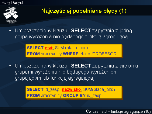 Najczęściej popełniane błędy (1)