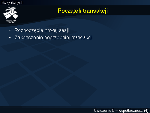 Początek transakcji