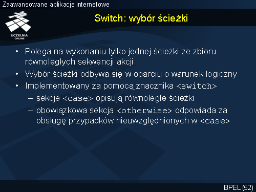 Switch: wybór ścieżki