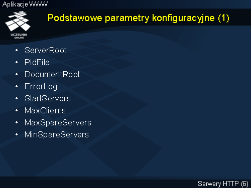 Podstawowe parametry konfiguracyjne (1)