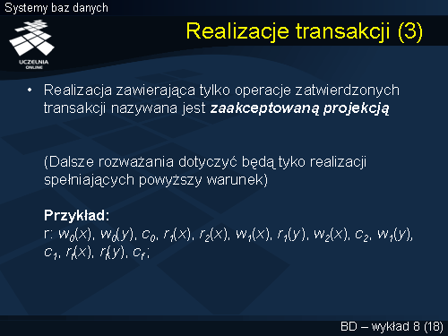 Realizacje transakcji (3)